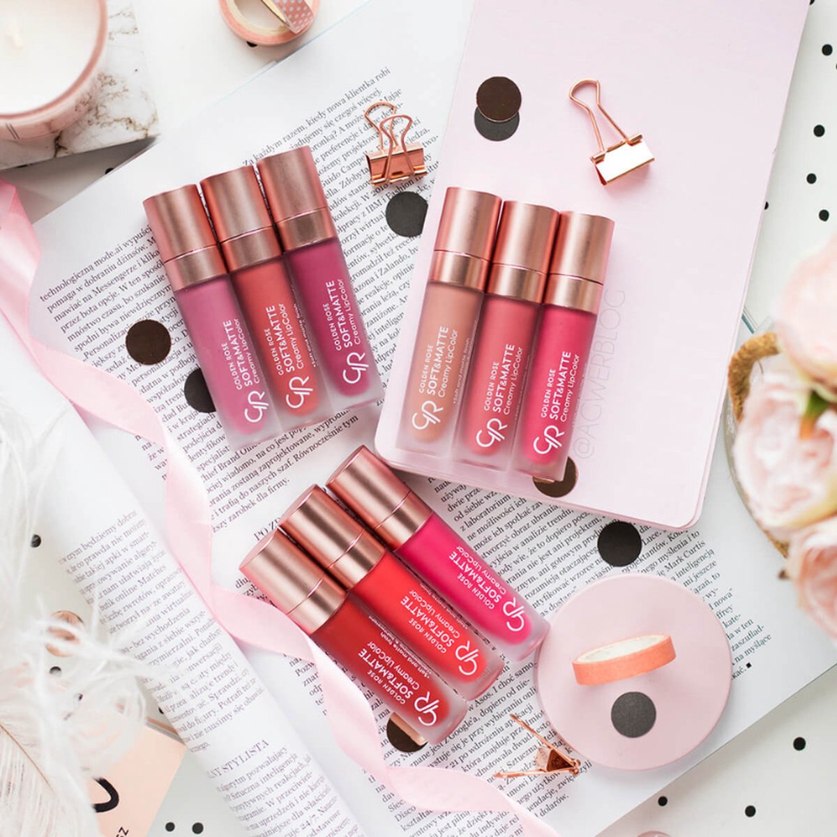 Golden Rose Soft & Matte Creamy Lipcolor