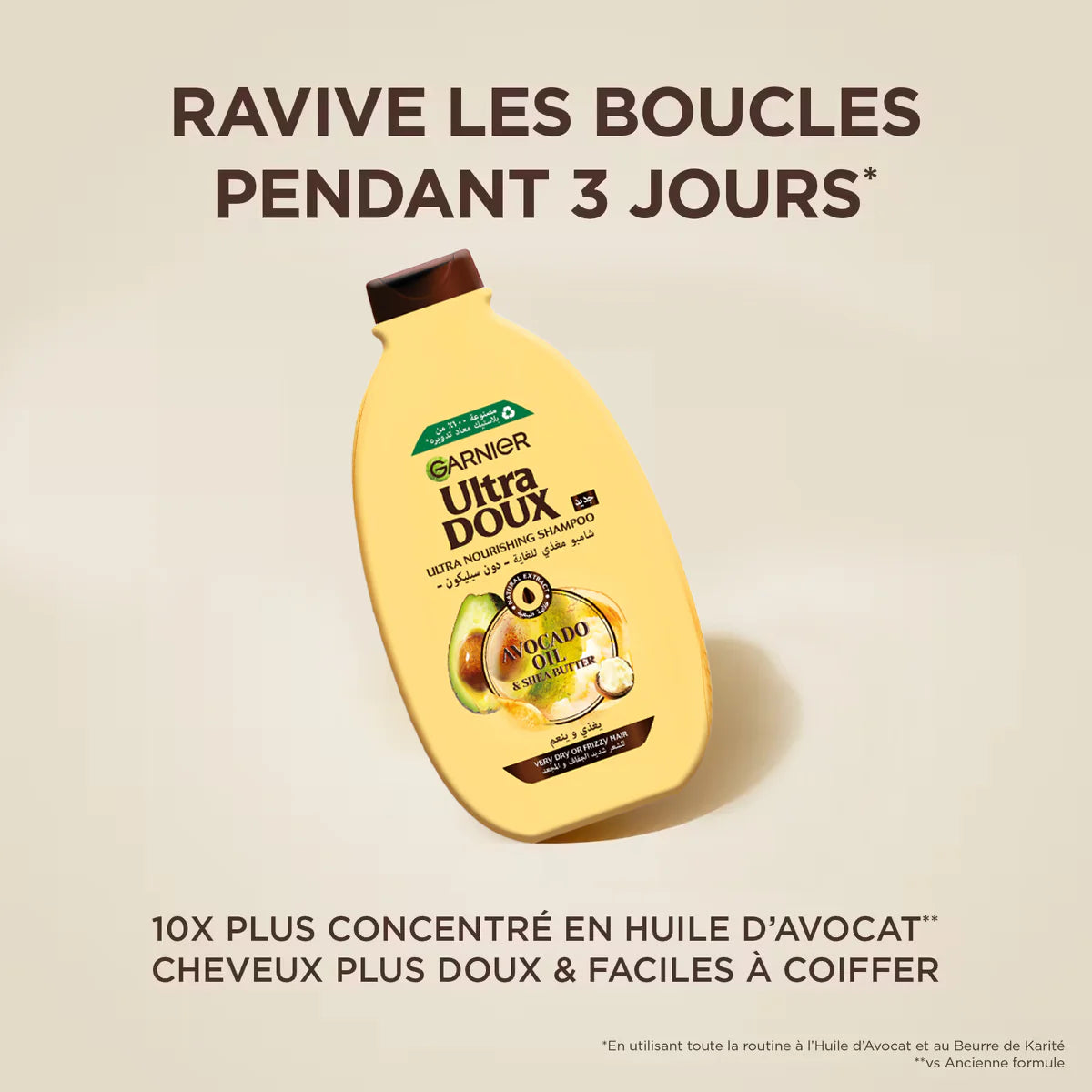 Garnier Ultra Doux – Avocado Oil & Shea Butter Shampoo 200ml