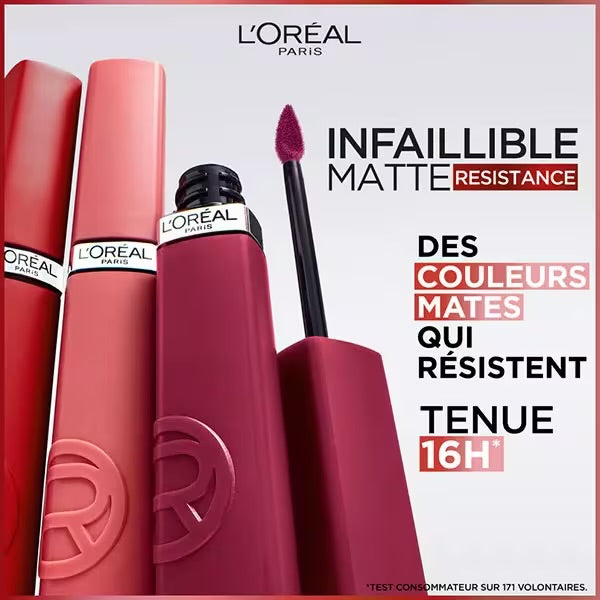 L'Oréal Paris Infaillible MatteResistance Rouge à Lèvres Mat