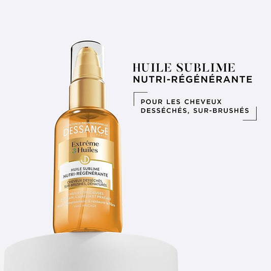 Dessange Huile Sublime Nutri-Régénérante Extrême 3 Huiles, 100ml