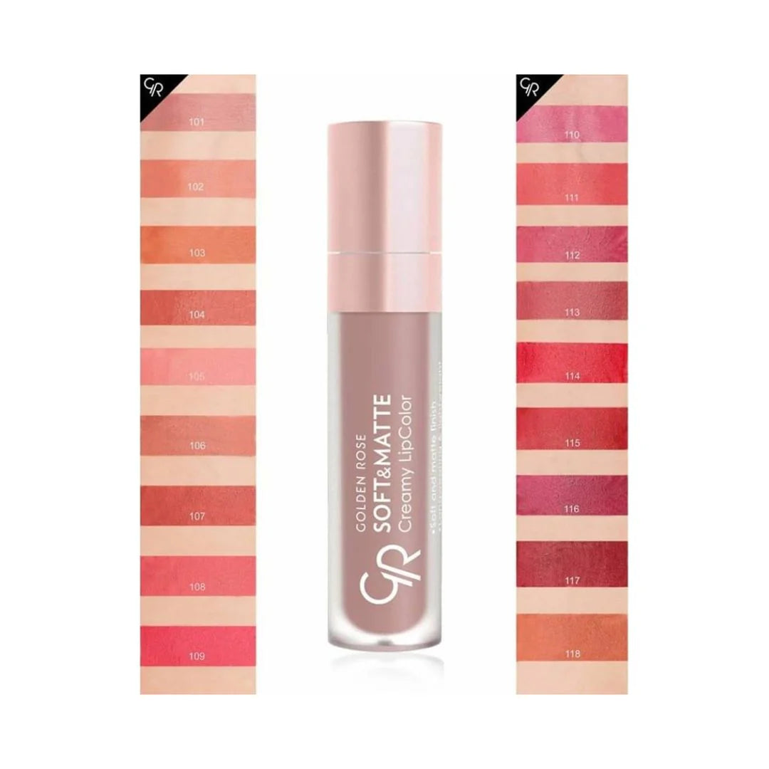 Golden Rose Soft & Matte Creamy Lipcolor