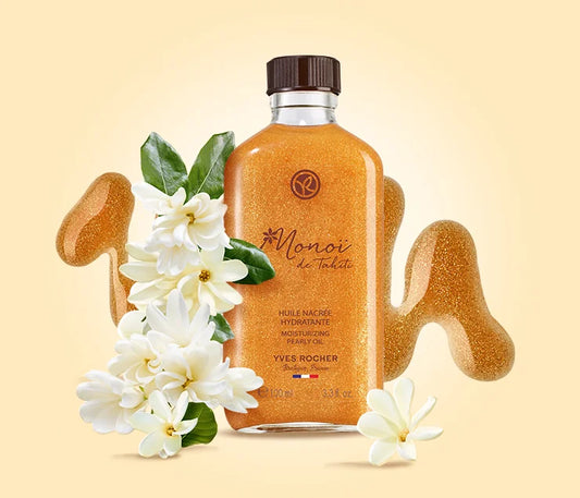 Yves Rocher huile nacrée hydratante au monoï, 100ml
