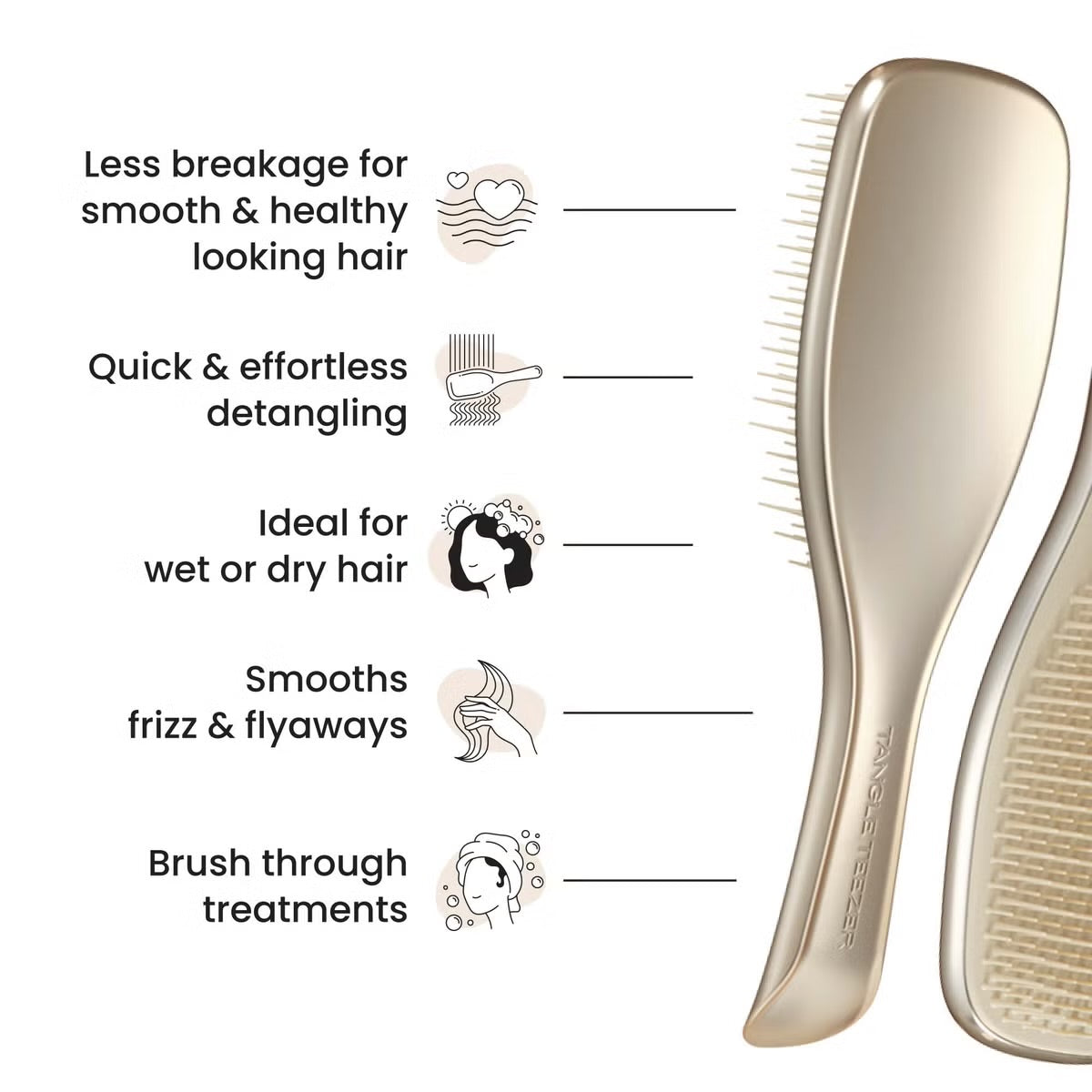 Tangle teezer the ultimate detangler special edition - champagne gold