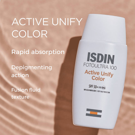 Foto Ultra 100 ISDIN Active Unify COLOR Fusion Fluid SPF 50+