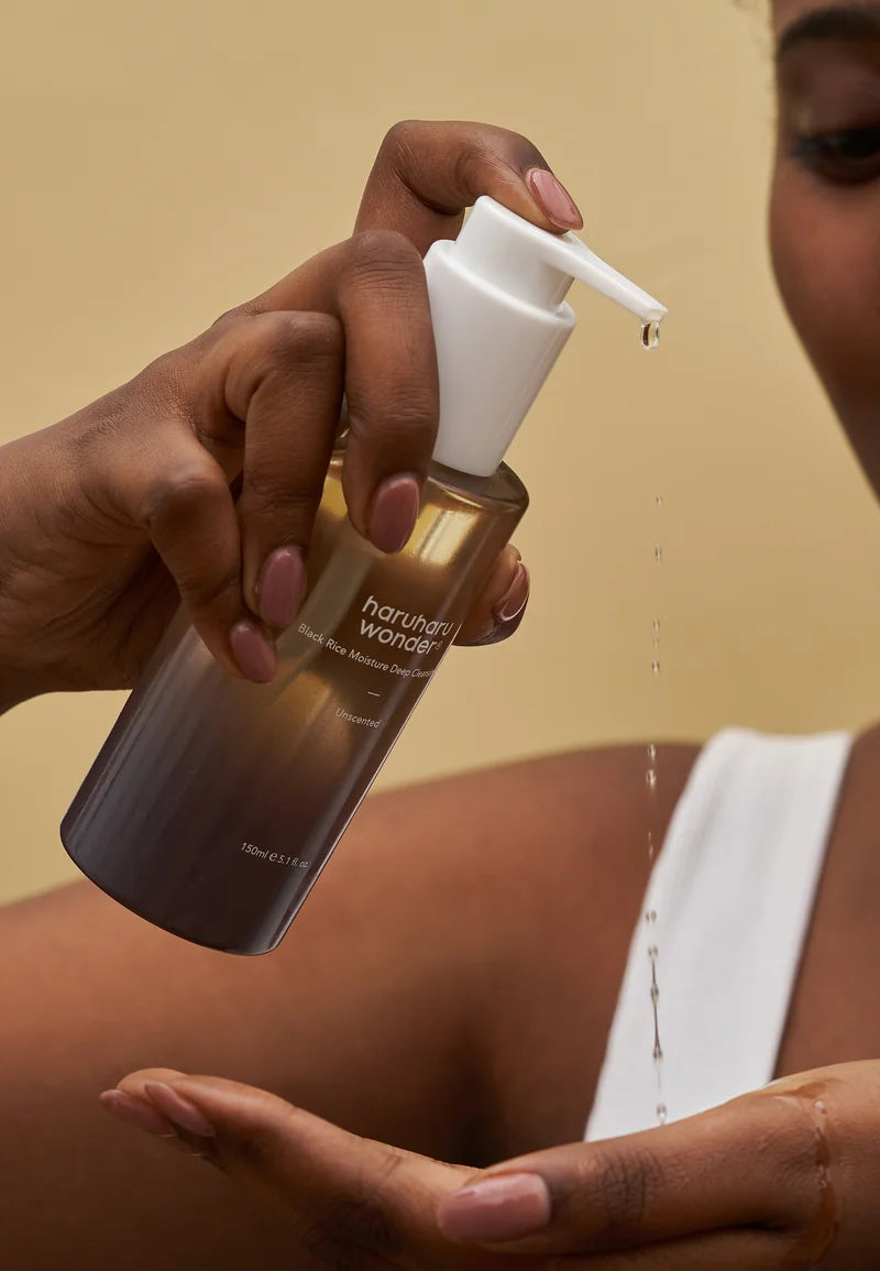 Haru haru black rice moisture cleansing oil - huile démaquillante hydratante au riz noir 150ml