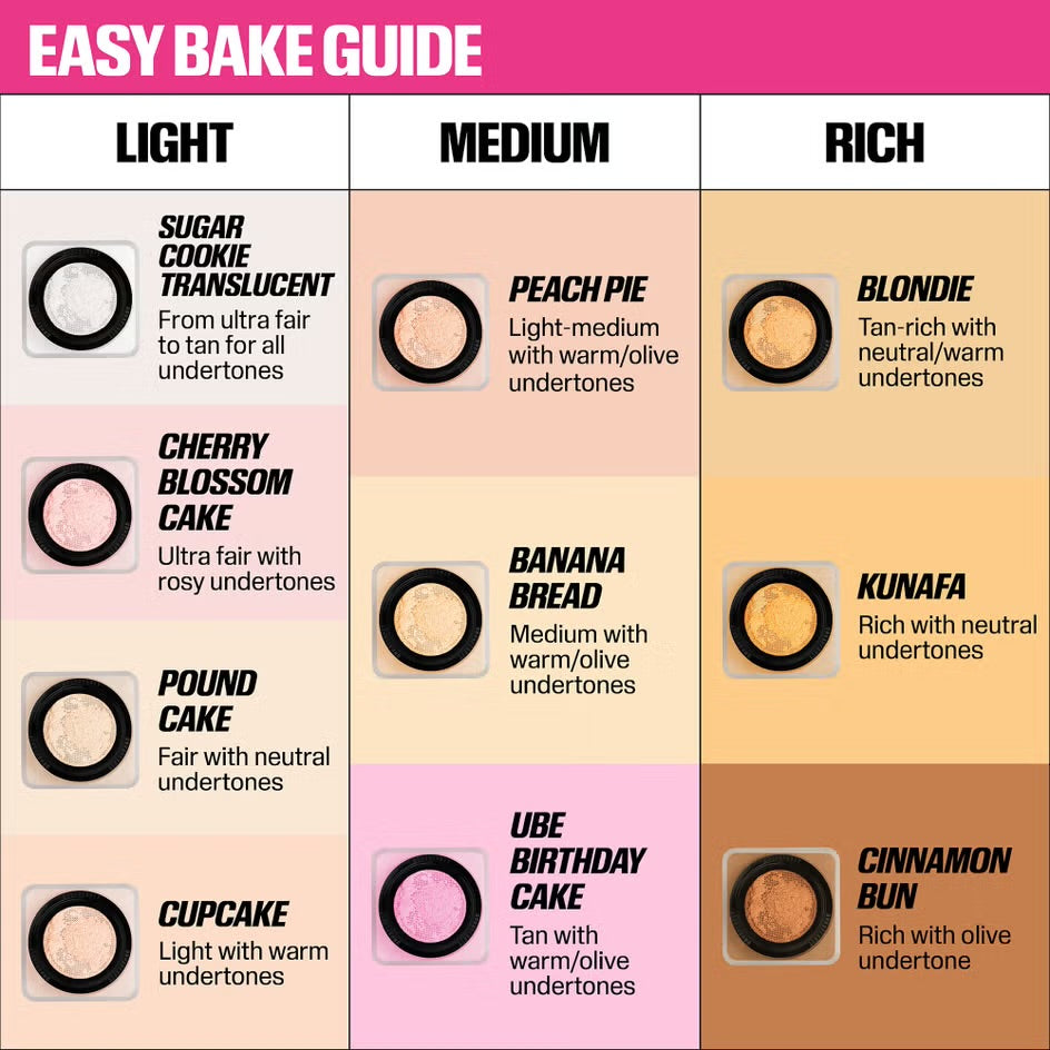 HUDA BEAUTY Easy Bake Loose Baking & Setting Powder 20g