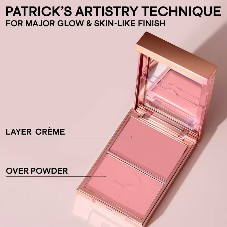 PATRICK TA Major Headlines Double-Take Cream and Powder Blush Duo