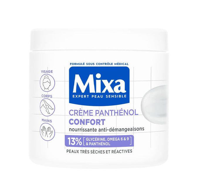 MIXA Panthenol Comfort Cream - face, body and hands 400ml