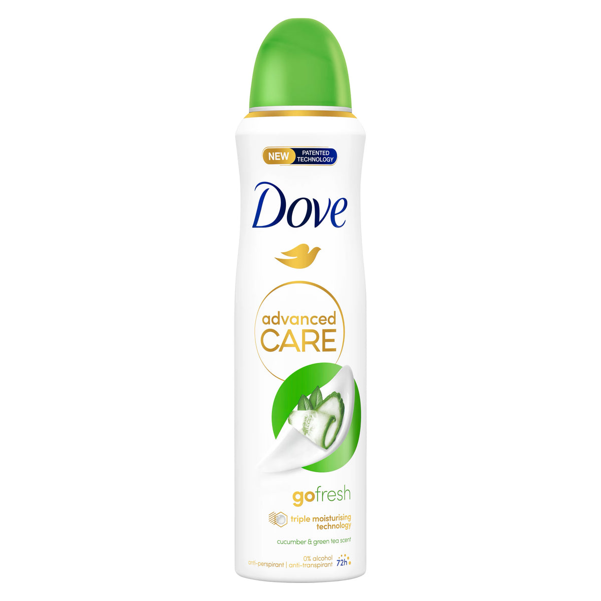 Dove Déodorant Anti-Transpirant Spray Go Fresh Cucumber & Green Tea 250ml