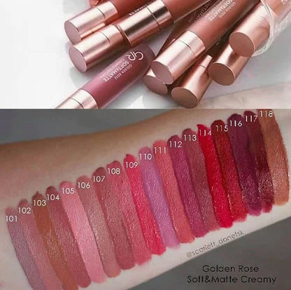 Golden Rose Soft & Matte Creamy Lipcolor