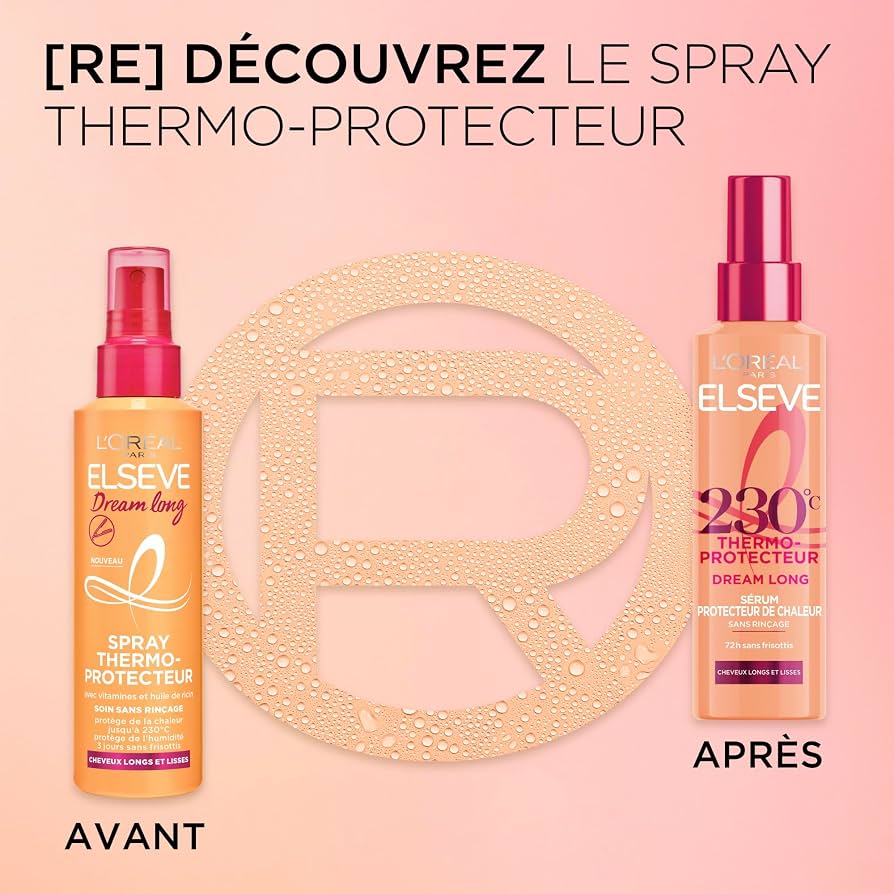 L’Oréal Paris Sérum sans rinçage Thermo protecteur, 150ml