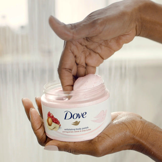 Dove Gommage corporel exfoliant grenade & beurre de karité, 225ml