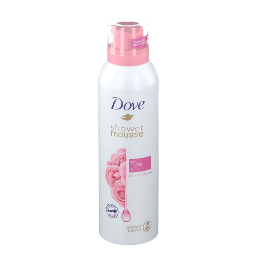 Dove Shower Mousse Rose Oil 200ml