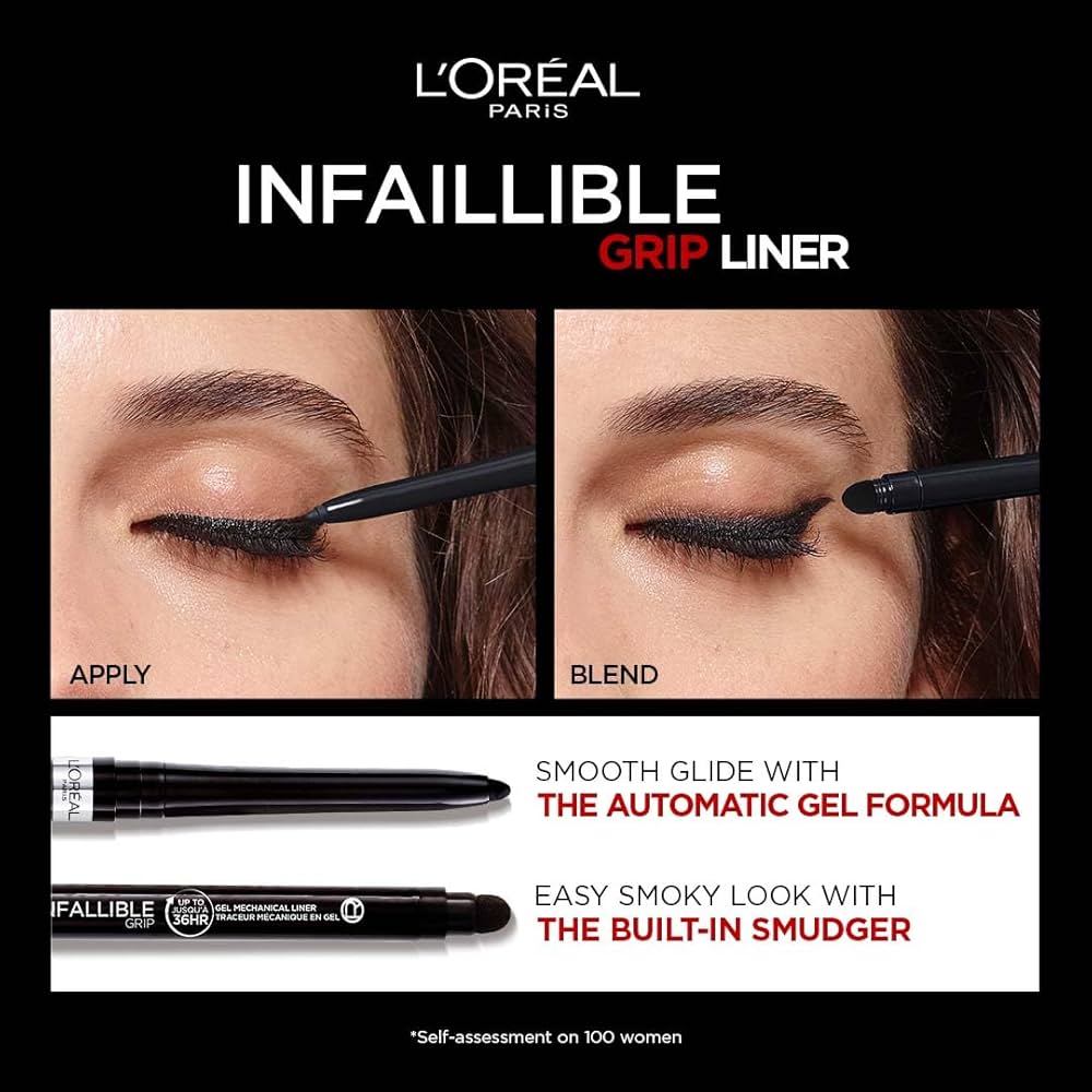 L'Oréal Paris - Infaillible 36H Grip Gel Automatic Eyeliner - black