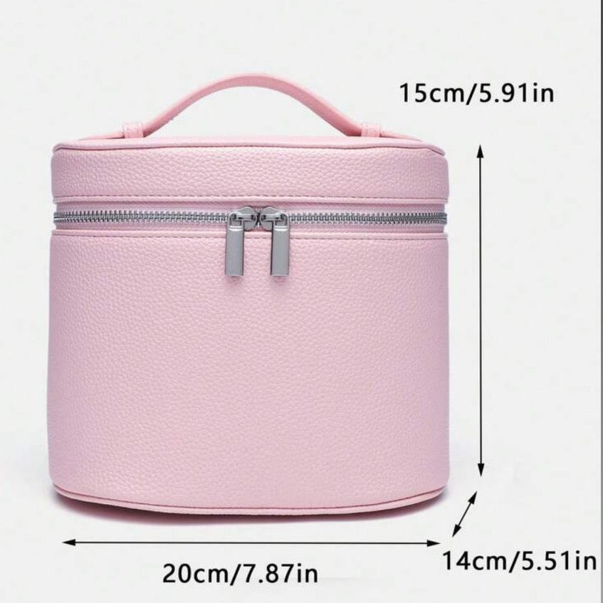 Trousse/sac de maquillage rose