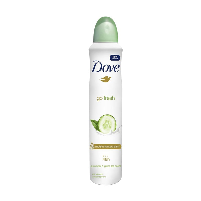 DOVE anti transpirant GO FRESH Concombre & Thé vert 250ml