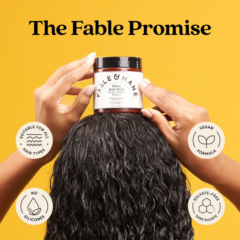 Fable & Mane Masque capillaire brillance 237ml