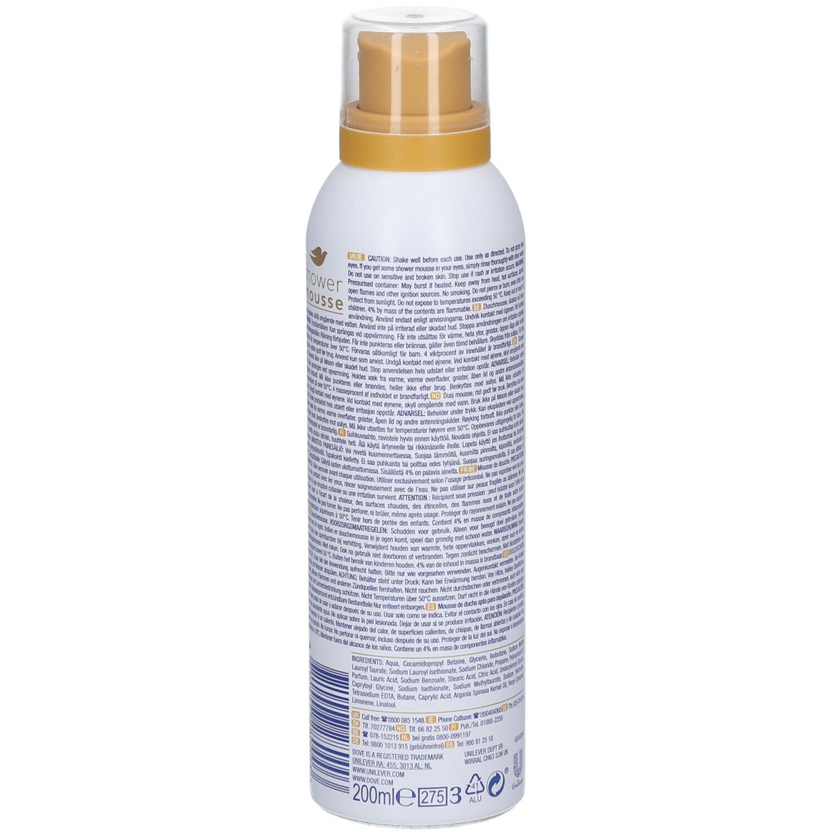 Dove Shower Mousse Argan Oil 200ml