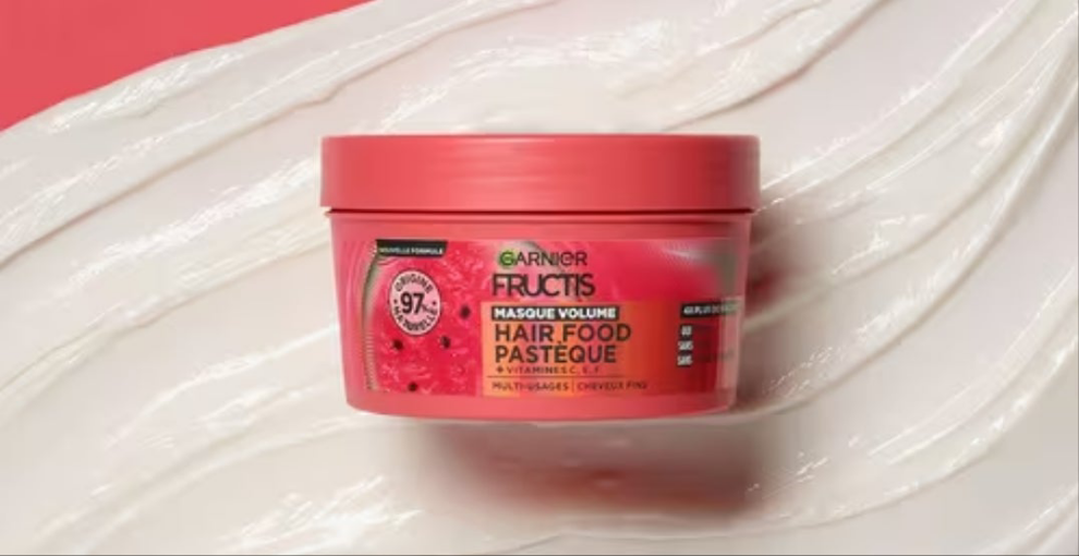 Garnier FRUCTIS HAIR FOOD WATERMELON
Masque 3-en-1 Pour Cheveux Dévitalisés