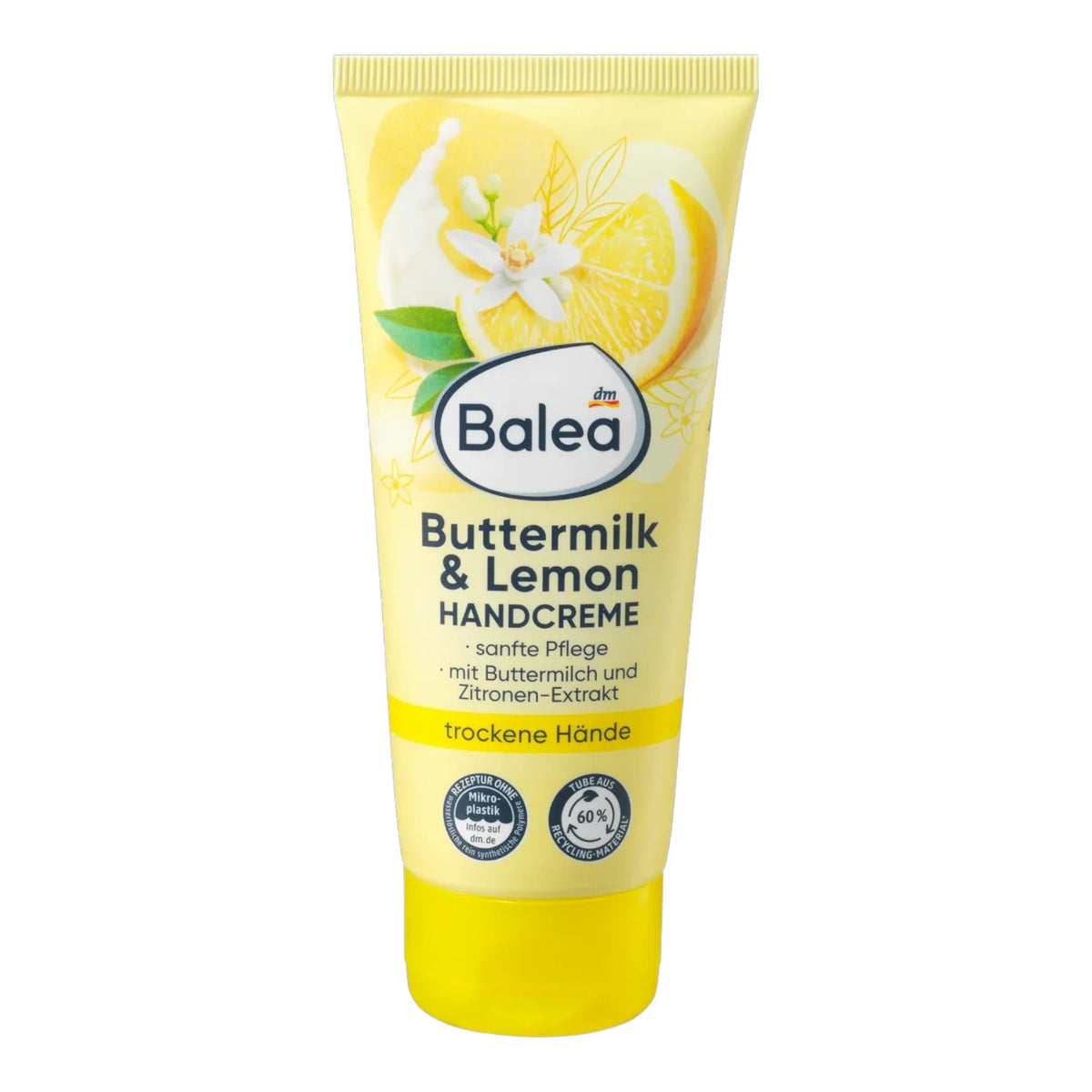 Balea Crème pour les mains Lait & Citron, 100 ml