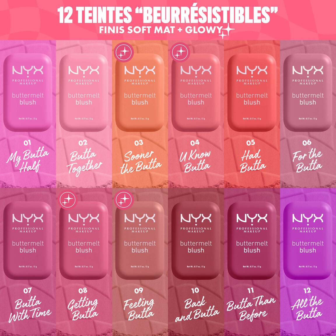 Nyx professionnal makeup buttermelt blush - blush poudre