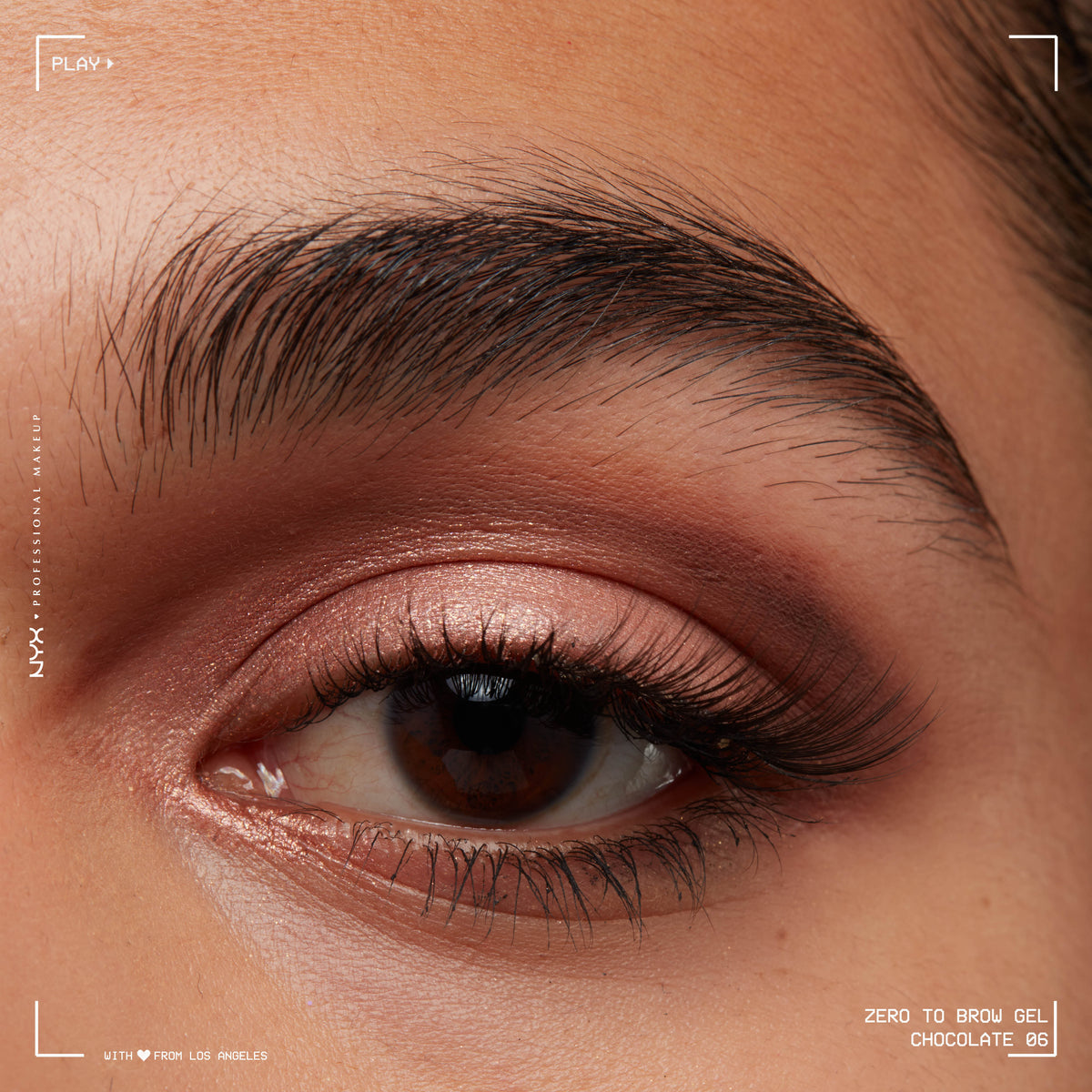 Nyx professional makeup Zero to Brow Gel - gel sourcils longue tenue waterproof