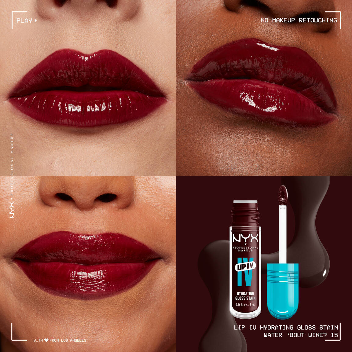 Nyx professionnal makeup - Encre à lèvres soin Lip I.V