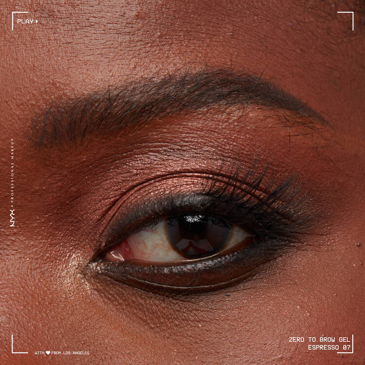 Nyx professional makeup Zero to Brow Gel - gel sourcils longue tenue waterproof