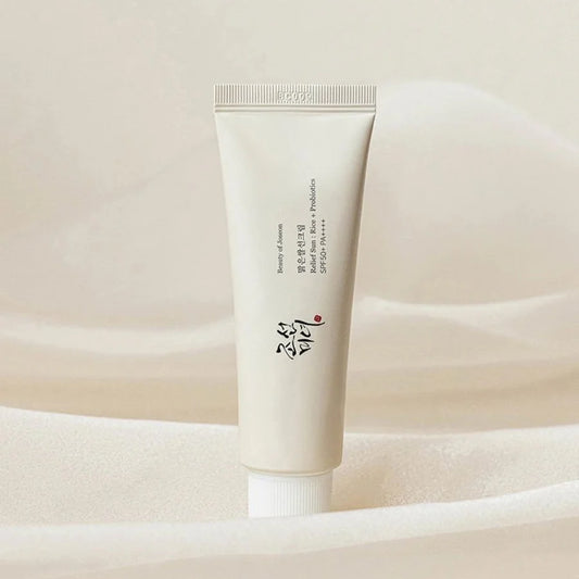 بيوتي أوف جوسون ريليف صن : أرز + بروبيوتيك SPF50+ PA++++ 50 مل