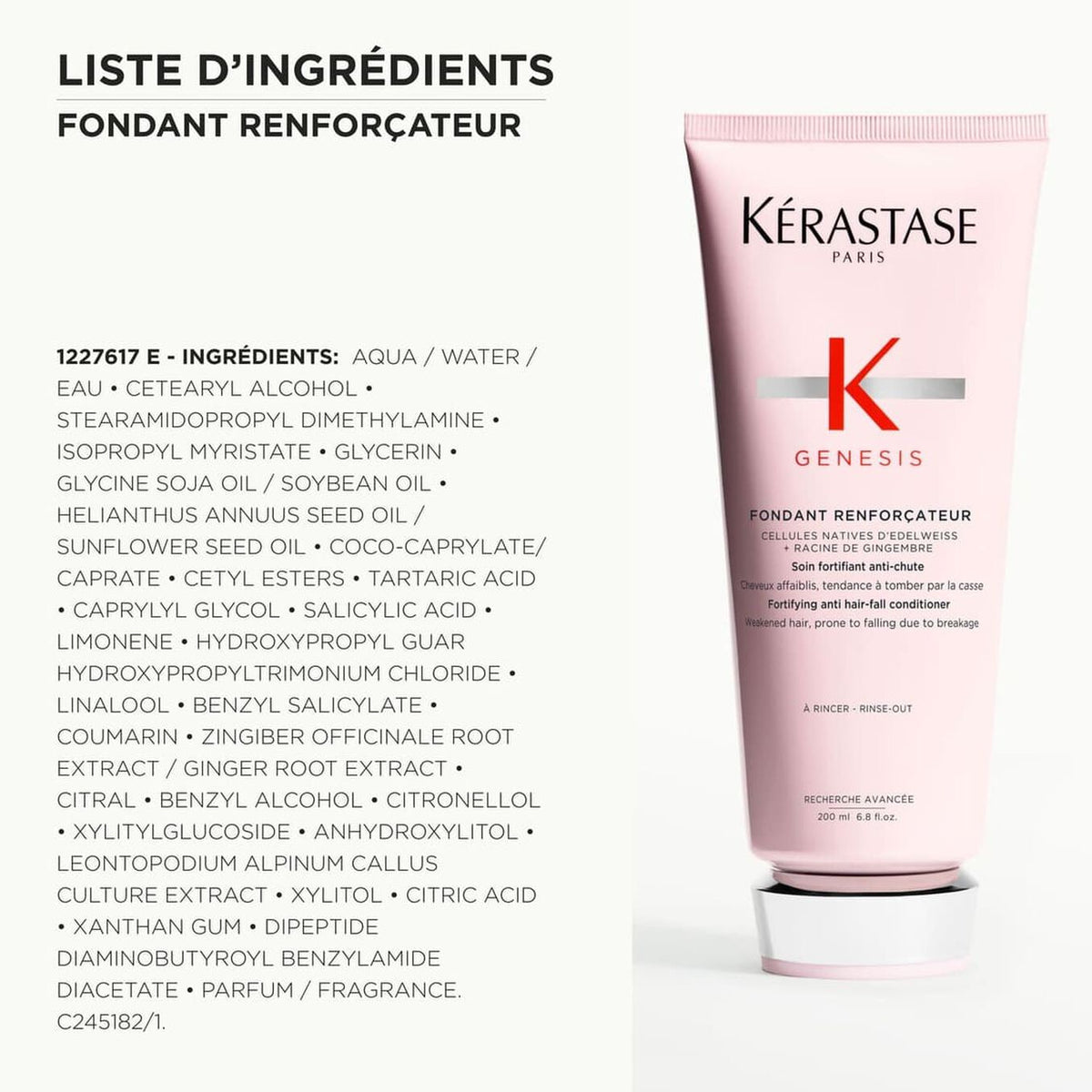 KÉRASTASE Fondant Renforçateur Anti-Chute - Soin capillaire 200ml