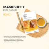The face shop real nature honey face mask - masque en tissu au miel