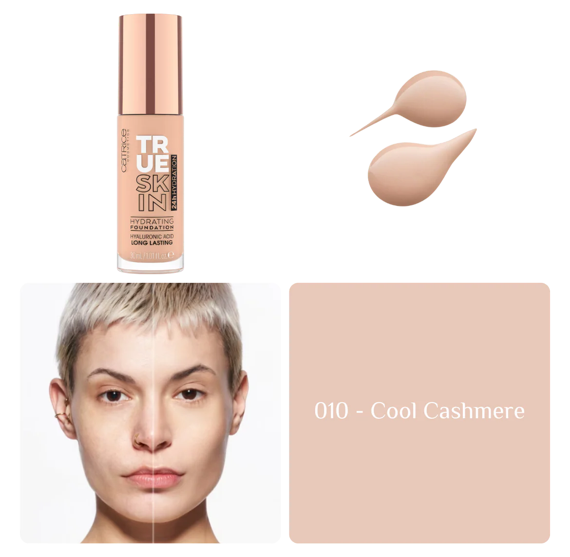 Catrice Fond de teint True Skin Hydrating - 15 warm vanilla