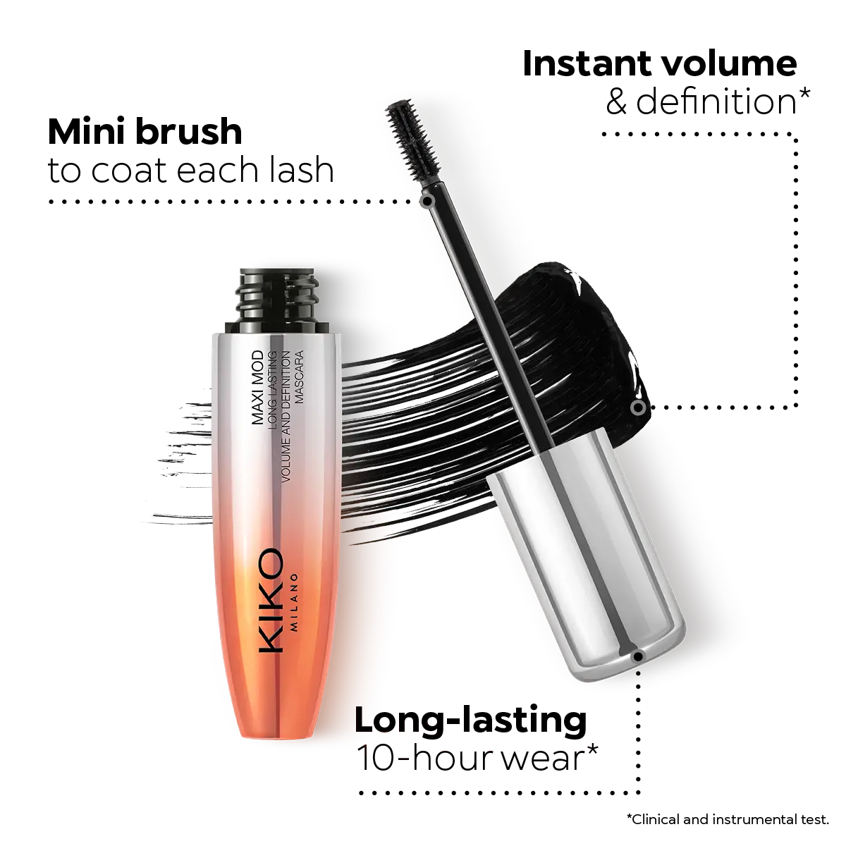 Kiko maxi mod volume & definition mascara