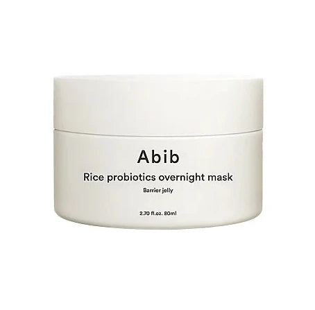 Abib rice probiotics overnight mask barrier jelly - masque de nuit gelée barrière cutanée 80ml