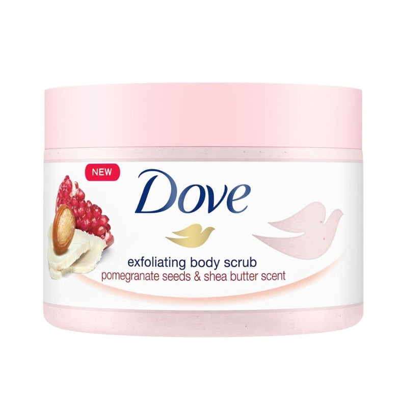 Dove Gommage corporel exfoliant grenade & beurre de karité, 225ml