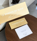 mouna cosmetics 12 shades of nude palette de fards à paupières