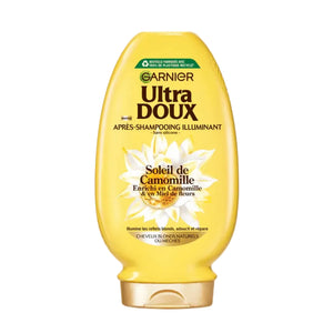 Garnier Ultra Doux Après-Shampoing Camomille Ensoleillée et Miel de Fleurs, 250ml