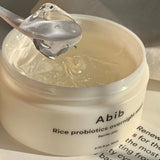 Abib rice probiotics overnight mask barrier jelly - masque de nuit gelée barrière cutanée 80ml