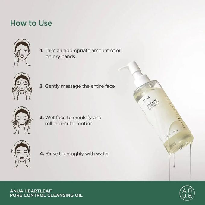 Anua Heartleaf Pore Control Cleansing Oil, 200ml