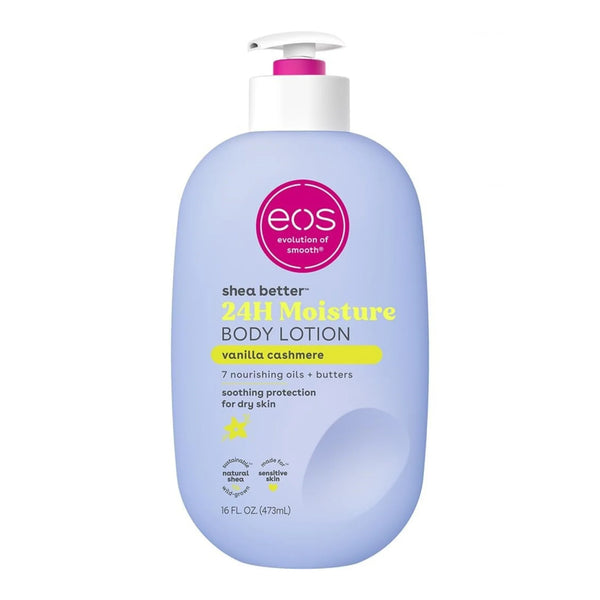 eos shea better 24H moisture body lotion - vanilla cashmere 473ml