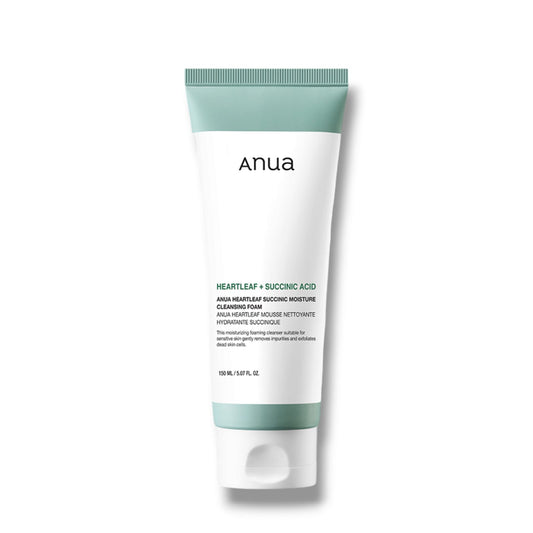 Anua Heartleaf Succinic Moisture Cleansing Foam 150ml
