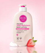 eos shea better 24H moisture body lotion - strawberry dream 473ml