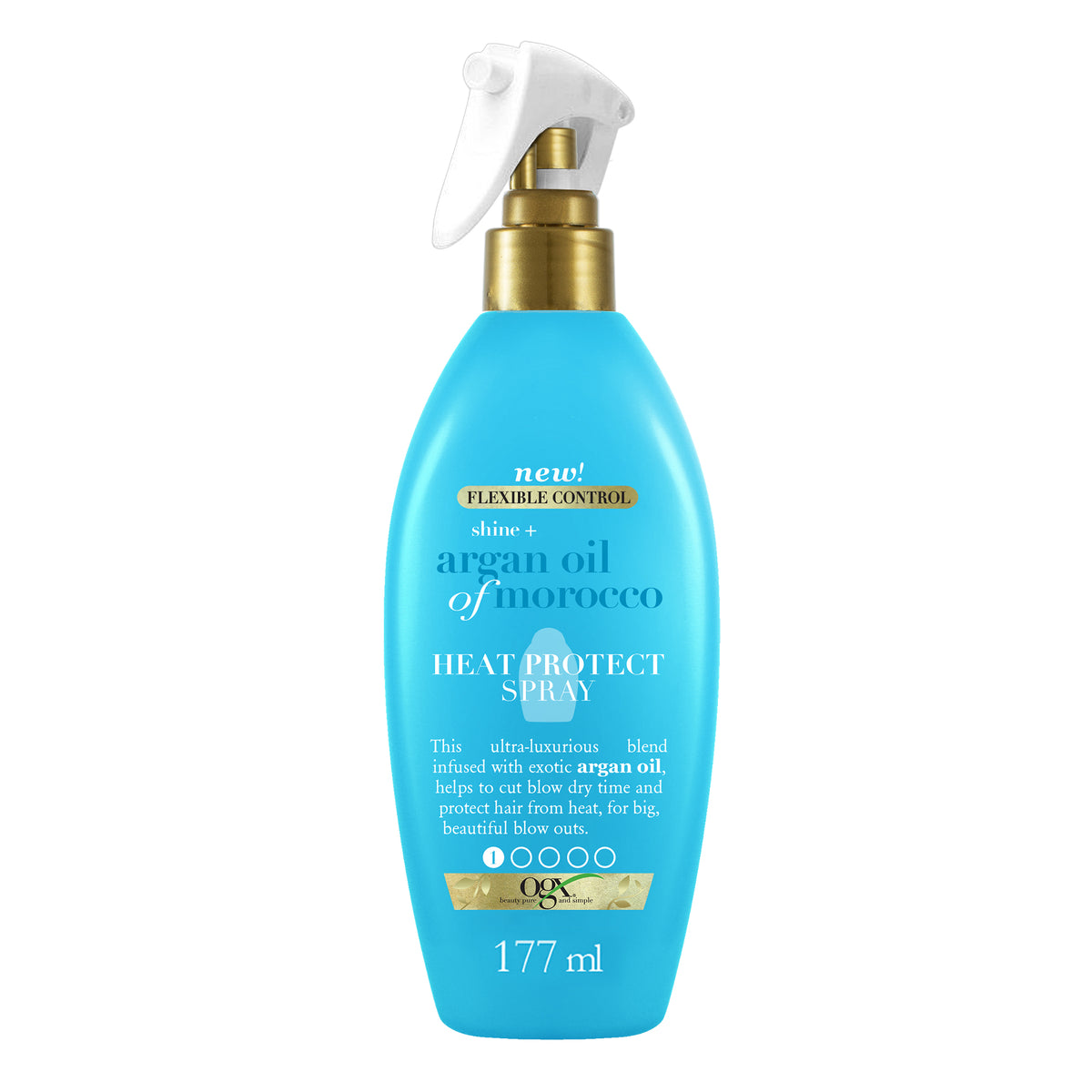 OGX Spray Protection Chaleur Cheveux à l'Huile d'Argan du Maroc 177 ml