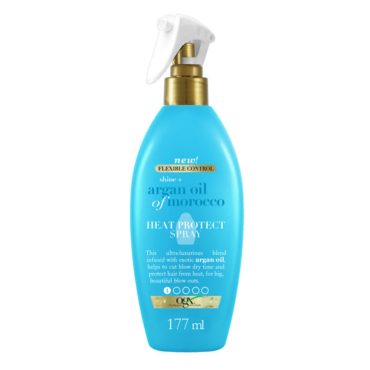 OGX Spray Protection Chaleur Cheveux à l'Huile d'Argan du Maroc 177 ml