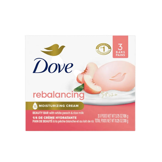Dove rebalancing bar soap - savon solide à la pêche 90g