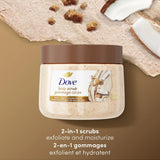 Dove gommage corporel au sucre de brun et beurre de noix de coco, 425g