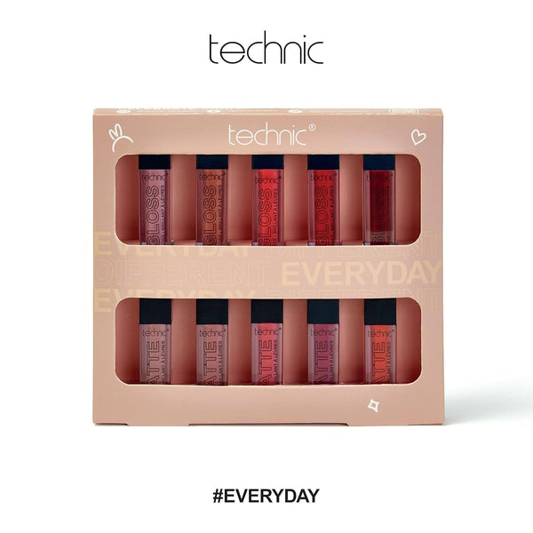 Technic 10 lip glosses & lipsticks Gift Set