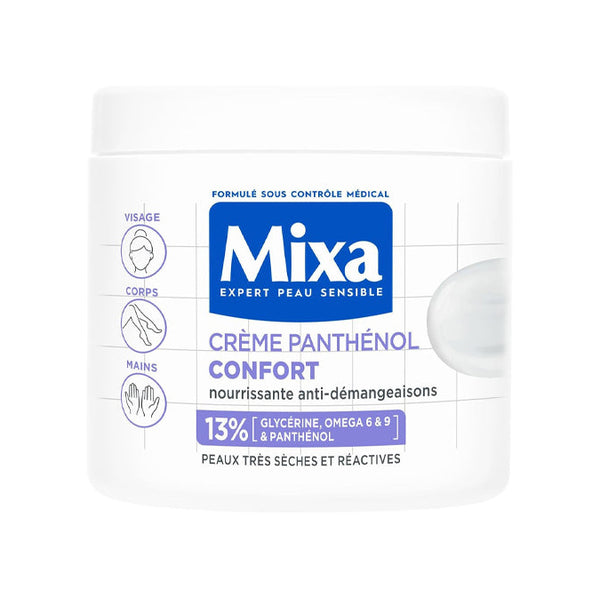 MIXA Crème Panthénol Confort - visage, corps et mains 400ml