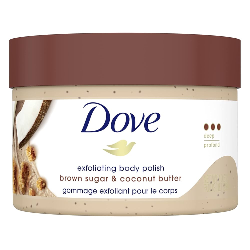 Dove gommage exfoliant sucre brun & beurre de noix de coco 298ml