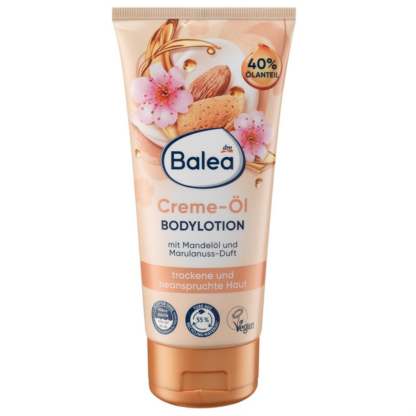Balea Lotion corporelle Crème-Huile à l’huile d’amande, 200 ml